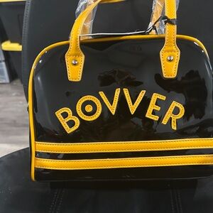 Bovver Black and Yellow Women's Bag NWT